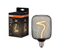OSRAM Decor LED Filamento a spirale quadrato E27 3,5W nero 818 Osram