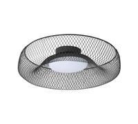 OSRAM Decor Mesh Plafoniera LED, Metallo Nero, 300mm, 18.5W, 1130lm, 3000K bian