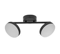 OSRAM Decor Spot Moon light nero, 2 teste luminose regolabili, 10,5 W, 560 lm, 3