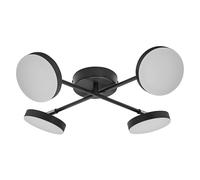 OSRAM Decor Spot Moon light nero, 4 teste luminose regolabili, 21 W, 1120 lm, 30