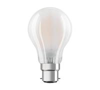 OSRAM Dimmable Filament lampada a LED con base B22d, bianco caldo (2700K), forma classica lampadina, 8W, vetro smerigliato, sostituisce standard 75W lampadina, 1-pack