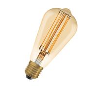 OSRAM Dimmbare LED-Lampen, Vintage-Edition, 60 Watts Ersatz, E27, ST64-shape, 22