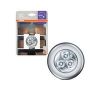 OSRAM DOT-it CLASSIC luce LED a batteria flessibile in argento, plastica, protezione IP20, per guardaroba, cucina e illuminazione notturna