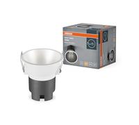 OSRAM Downlight da incasso SPOT TWIST, argento, 10 W, 800lm, diametro 93mm, 830 3000K bianco caldo, fino al 90% di risparmio energetico rispetto ai downlight alogeni, facile installazione.