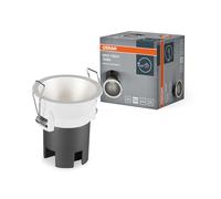 OSRAM Downlight da incasso SPOT TWIST, argento, 5W, 400lm, diametro 70mm, 840 4000K bianco freddo, fino al 90% di risparmio energetico rispetto ai downlight alogeni, facile installazione.
