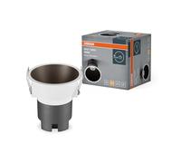 OSRAM Downlight da incasso SPOT TWIST, nero, 10W, 800lm, diametro 93mm, 830 3000K bianco caldo, fino al 90% di risparmio energetico rispetto ai downlight alogeni, facile installazione.