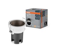 OSRAM Downlight da incasso SPOT TWIST, nero, 5W, 400lm, diametro 70mm, 830 3000K bianco caldo, fino al 90% di risparmio energetico rispetto ai downlight alogeni, facile installazione.