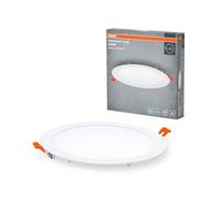 OSRAM Downlight Slim 225mm, luce da incasso a LED, 22W, bianco freddo 6500K, 2000 lumen, design piatto, IP20, facile installazione per soggiorni e cucine