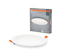 OSRAM Downlight Slim 225mm, luce da incasso a LED, 22W, bianco neutro 4000K, 2000 lumen, design piatto, IP20, facile installazione per soggiorni e cucine
