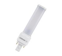 OSRAM DULUX D18 Lampada Compatta LED, 7W, 700lm, 3000K bianco caldo, Zoccolo G24D-2, 230V AC/CCG, CRI 80, Diametro 35mm