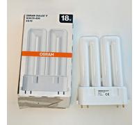 Osram Lampada Fluorescente Compatta Dulux Per 18W 2G10 830 Bianco Caldo [EEK: G]