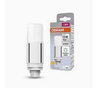 OSRAM DULUX LED D13 VT EM, G24D, 5.5W, 700lm, 4000K, colore bianco freddo, adatt