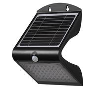 OSRAM ENDURA BUTTERFLY proiettore solare, nero, 4W, 500lm, sensore di movimento e luce, luce per esterni, batteria ricaricabile, ecologico, lunga durata, facile da installare, IP65, 4000K.