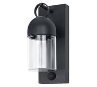 OSRAM ENDURA CLASSIC Cowbell luce da parete, sensore PIR, design a campana, versione E27, IP65, alluminio pressofuso antracite