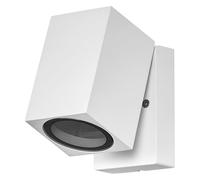 OSRAM ENDURA Classic Cube ADJ WALL applique da esterno, colore bianco, attacco GU10 (max 35W), compatibile con lampada normale o smart, testa orientabile, protezione IP44