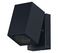 OSRAM ENDURA Classic Cube ADJ WALL applique da esterno, colore nero, attacco GU10 (max 35W), compatibile con lampada normale o smart, testa orientabile, protezione IP44