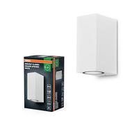 OSRAM ENDURA Classic Square Updown applique da esterno, colore bianco, attacco GU10 (max 35W), compatibile con lampada normale o smart, tipo up/down, grado di protezione IP44