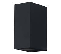 OSRAM ENDURA Classic Square Updown applique da esterno, colore nero, attacco GU10 (max 35W), compatibile con lampada normale o smart, tipo up/down, grado di protezione IP44