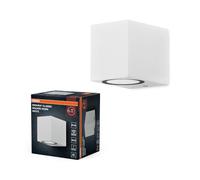 OSRAM ENDURA Classic Square Down applique da esterno, colore bianco, attacco GU10 (max 35W), compatibile con lampada normale o smart, tipo down, grado di protezione IP44