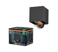 OSRAM ENDURA STYLE ADJ BEAM illuminazione esterna, 2,5 W, 180 lm, grigio scuro, illuminazione indiretta, sensore di movimento, sensore di luce naturale, classe di protezione IP54, temperatura colore