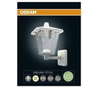 Osram ENDURA STYLE Lantern Classic Su LED 10W=50W Bianco 640 Lumen Caldo White [EEK: A]