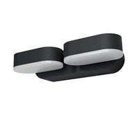 OSRAM ENDURA Style set 2 faretti mini grigio scuro, lampada LED da parete per es