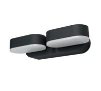 OSRAM ENDURA Style set 2 faretti mini grigio scuro, lampada LED da parete per es