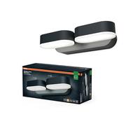 OSRAM ENDURA Style set 2 faretti mini grigio scuro, lampada LED da parete per es
