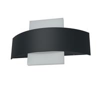OSRAM ENDURA Style Shield Square lampada LED per esterni con emissione luminosa superiore e inferiore, grigio scuro in alluminio, protezione IP44, per facciate/ingressi