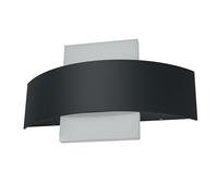 OSRAM ENDURA Style Shield Square lampada LED per esterni con emissione luminosa superiore e inferiore, grigio scuro in alluminio, protezione IP44, per facciate/ingressi