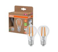 OSRAM Energy Class nella classica forma a lampadina, 3,8 W / 806 lm luce bianca fredda (4000 K), CRI 80, in vetro senza piombo di colore trasparente, attacco E27, IP20, diametro 60 mm.