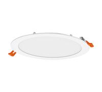 OSRAM Faretto da incasso a LED Essential Slim 225mm 22W Bianco, set di 3 downlight 2000lm bianco freddo 4000K, faretto da soffitto IP20