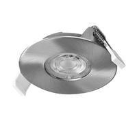 OSRAM Faretto da incasso a LED Spot Set, 4,9W, 2700K, faretto da soffitto 36°, nichel satinato, alluminio/plastica, set da 3