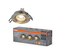 OSRAM Faretto da incasso a LED Spot Set DIM 6W verde-ottone 85mm