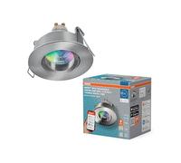 OSRAM Faretto da incasso LED Smart Matter Spot IP65 RGBW Orientabile nichel sat