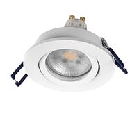 OSRAM Faretto da incasso LED Spot Set DIM 6W 827 Bianco 85mm, 500lm 2700K Bianc