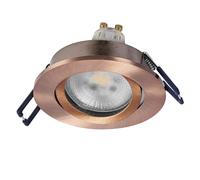 OSRAM Faretto da incasso LED Spot Set DIM 6W ottone rosso, 500lm 2700K bianco caldo, CRI≥80, alluminio dimmerabile, set da 3