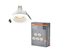 OSRAM Faretto da incasso LED Spot Set GU10 2,6W Bianco 85mm, 200lm 2700K Bianco caldo, CRI≥80, alloggiamento in plastica, set da 5