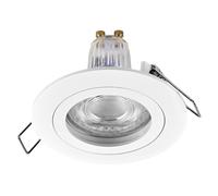 OSRAM Faretto da incasso LED Spot Set GU10 4,5W White Click, bianco caldo 2700K, alluminio, facile installazione a scatto, set da 3
