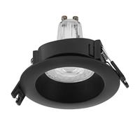 OSRAM Faretto da incasso LED Spot Set GU10 Press 2,6W Nero, 200lm 2700K Bianco caldo, CRI≥80, alloggiamento in plastica, set da 5