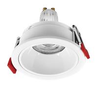 OSRAM Faretto da incasso LED Spot Set GU10 Press 4,5W Bianco, 400lm 2700K Bianc