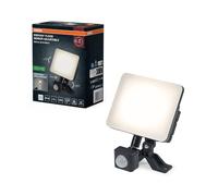 OSRAM ENDURA Flood Sensore Faretto LED Regolabile, 20W, 1700lm, 4000K bianco freddo, sensore di movimento, Nero, Alluminio, IP44