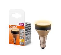 OSRAM Flat Lamp, lampada LED ultra-compatta e piatta con attacco E14, sostituisce le lampadine tradizionali da 28W, bianco caldo, economica con un consumo di 3.5W, non dimmerabile, confezione da 6