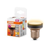 OSRAM Flat Lamp, lampada LED ultra-compatta e piatta con attacco E27, sostituisce le lampadine tradizionali da 29W, bianco caldo (2700K), economica con un consumo di 4.5W, dimmerabile, confezione da 1