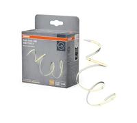 OSRAM FLEX COB Strisce COB decorative con luce bianca calda e attacco USB di tipo A, 830 bianco caldo, non dimmerabile, giallo, silicone, 1,5m, sorgenti luminose non sostituibili