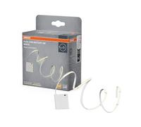 OSRAM FLEX Strisce COB decorative a batteria con luce bianca calda, 2 m, 3,3W, 150lm, 3000K, 830 bianco caldo, IP20, giallo, silicone, sorgenti luminose non sostituibili