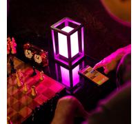 OSRAM SMART+ RGB e bianco caldo con batteria esterna USB 5200 mAh, controllo WiFi, protezione IP44, lampada da giardino dimmerabile per terrazza e balcone