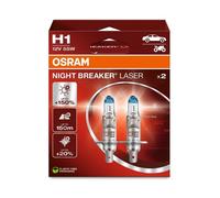 OSRAM H1 12V NIGHT BREAKER LASER 150% 64150NL-HCB Hard Case