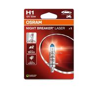 OSRAM Lampadina Laser Night Breaker H1 12V/55W - X1, bianco