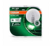 OSRAM H1 Lampadina Ultra Life Longlife 12V 55W P14.5s 2 Pezzi